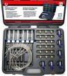 Estuche comprobación de retorno de flujo de common rail con 24 adaptadores
