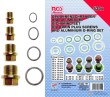 Estuche 534 tornillos (ø 10 - 20 mm.) y arandelas de aluminio (ø 6 - 20 mm.) para tapon carter de motor