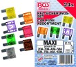 Estuche 24 fusibles maxi de automoción ( 3 uds x 20 a - 30 a - 40 a - 50 a - 60 a - 70 a - 80 a - 100 a)
