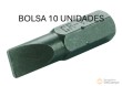 Bolsa 10 puntas 1/4" plana, 5.5 mm