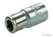Vaso adaptador 1/4" con bola reten para puntas 1/4"