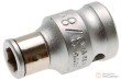 Vaso adaptador 3/8" para portapuntas 1/4"