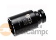 Vaso 1/2" de impacto con 4 almenas int. ø 63 mm. para rotula de suspensión, km2 - 26,5 mm