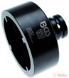 Vaso 1/2" de impacto con 4 almenas int. ø 63 mm. para rotula de suspensión, 68,8 mm