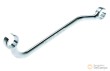 Llave abierta doble acodada para tubo de inyector diesel, 17 mm.