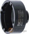 Vaso corto 3/4" con almena interior para tuercas ranuradas de bloqueo de ejes, manguetas de fijación o desmontaje de vehiculos industriales, km12