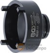 Vaso corto 3/4" con almena externa para tuercas ranuradas de bloqueo de ejes, manguetas de fijación o desmontaje de vehiculos industriales, km11
