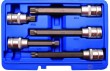 Estuche 5 vasos cortos 1/2" puntas xzn (m9 x 100 - m12 x 55 & 140 - m10 x 140 - m14 x 140 mm.) de eje de transmision de coche