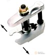 Extractor de rotulas, apertura ajustable por muelle, ø 20-30 mm, anchura hasta 70 mm.