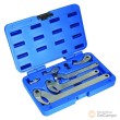 Estuche llaves de medio punto (gancho) intercambiables, 8 pcs ( ø 35 - 60 / 60 - 90 / 90 - 120 mm)