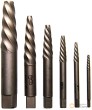 Estuche 6 brocas extracción tornillos rotos ( ø 1 - 2 - 3 - 4 - 5 - 6 mm)