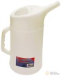 Jarra de plástico graduada para liquidos 5 l. (apta para aceite y acidos)