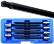 Estuche 7 vasos cortos 1/4" con punta torx bola extralarga ( tx10b - tx40b x 130 mm)