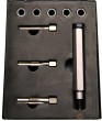 Estuche 9 utiles de extracción y reparación rosca de calentadores / bujias, ø m8 x 1,0 mm