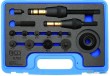 Estuche 15 utiles para el centrado de embragues de automoviles, suv's, camiones pequeños y 4x4 con y sin rodamiento piloto