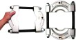 Extractor de rodamientos de guillotina, ø 150 - 200 mm.
