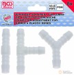 Blister 8 conectores de manguera (2 x i-3 x y-3 x t), resistente al combustible, ø 10 mm