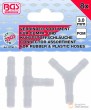 Blister 8 conectores de manguera (2 x i-3 x y-3 x t), resistente al combustible, ø 3 mm