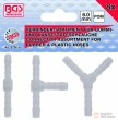 Blister 8 conectores de manguera (2 x i-3 x y-3 x t), resistente al combustible, ø 6 mm