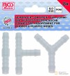 Blister 8 conectores de manguera (2 x i-3 x y-3 x t), resistente al combustible, ø 8 mm