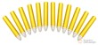 Blister 12 marcadores indelebles blancos (para el marcado de neumáticos, metales, etc.- resistente al agua)