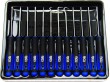Estuche 4 extractores de retenes + 8 destornilladores de precision (pl2,5-pl3,5-ph0-ph00-tx6-tx7-tx8-tx10)