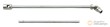 Llave de vaso cardan extralarga en t, 10 x 600 mm