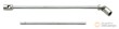 Llave de vaso cardan extralarga en t, 13 x 600 mm