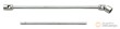 Llave de vaso cardan extralarga en t, 15 x 600 mm