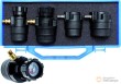 Estuche 4 comprobadores de sistema de cargador de turbo, ø 55-60 mm y ø 65-70 mm
