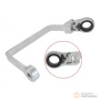 Llave especial acodada con cabeza articulada bihex. ø 27 mm. para psa & ford 2.0/2.2 l., tdci/hdi