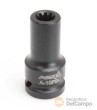 Vaso corto 1/2" de ø 20 mm. x 10 pt. para sustitución de pastillas de freno de porsche - vw touareg - audi q7
