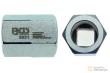 Vaso corto 1/2" hex. 27 mm con guia perforada para sustitución de rodamientos de audi