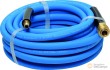 Manguera de aire de goma 10 m.- ø 9,7 x 15,5 mm con enchufe rapido 1/4" - max. presion 01 bar.