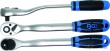 Carraca 3/8" 72 d. 254 mm. alabeada reversible
