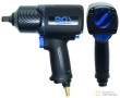 Llave de impacto 1/2" neumática de composite, 1.756 nm.- presion trabajo 6,3 bar.- consumo 113 l/min.- doble maza - conexion y manguera 1/4"
