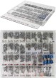 Expositor con 340 puntas 1/4" planas (4,5-5,5-7-8 mm.), phillips (1-2-3), pozidriv(1-2-3), allen(3-4-5-6-8 mm.), torx(t10-t15-t20-t25-t27-t30-t40), torx-h(t10h-t15h-t20h-t25h-t27h-t30h-t40h),