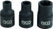 Blister 3 vasos cortos de impacto 1/2" ribe-plus m6s - m8s - m12s, adecuado para nissan & renault en acoplamientos, cabezal de cilindros, etc