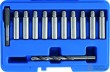 Estuche 12 utiles de reparación de roscas de pernos-guia de pinza de frenos para grupo vag / ford / opel