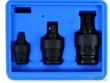Estuche 3 vasos articulados de impacto 1/4" - 3/8" - 1/2"