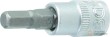 Vaso corto 1/4" punta allen 5,5 mm