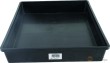 Bandeja recogedora de fluidos rectangular 565 x 420 x 80 mm., de plástico,18 l.