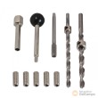 Estuche de 10 utiles de reparación de roscas para tornillos de fijación del inyector de motores cdi de mercedes benz