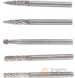 Blister 5 fresas acero hss extracortas (ø 3 x 23, 5 mm )