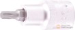 Vaso corto 1/2" con punta torx, t35 x 55 mm.