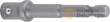Blister de 5 adaptadores para taladro 1/4" hex., salida cuadrada 3/8" m.(longitud 65 mm)