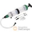 Jeringa manual para suministrado de fluidos, 1.5 l, con conectores específicos de grupo psa y opel/vauxhall