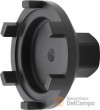 Vaso de contratuerca de bloqueo, entrada hex. 32 mm., con 6 almenas ø72 mm. para engranaje del diferencial de mercedes benz citaro & evobus