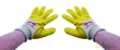 Paquete de 12 pares de guantes de palma de nitrilo, antideslizante. talla 10/xl
