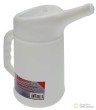 Jarra de plástico graduada para liquidos 2 l. (apta para aceite y acidos)